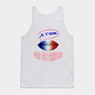 JE TAIME FRENCH KISS PARC DES PRINCESS Tank Top